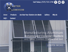 Tablet Screenshot of masteralum.com